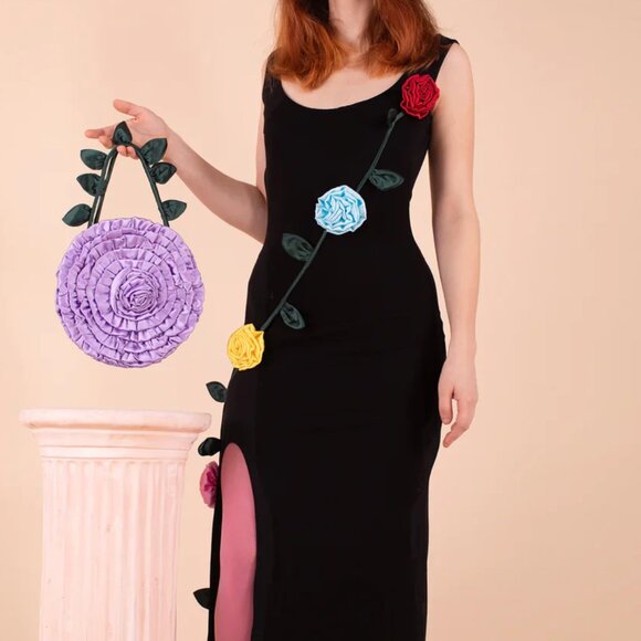 Samantha Pleet Climbing Rose Multiflora Dress - Picture 7 of 7